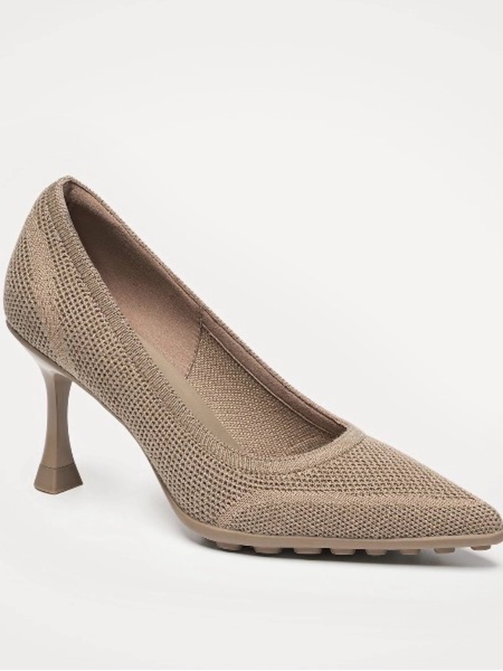 Cosy Island SoftBounce Pointed Toe Stiletto Pump Apricot 8.5 NEW Neutral Career